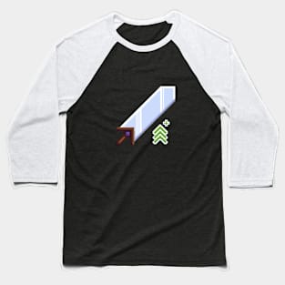 Pixel Art - Board Sword Collection Baseball T-Shirt